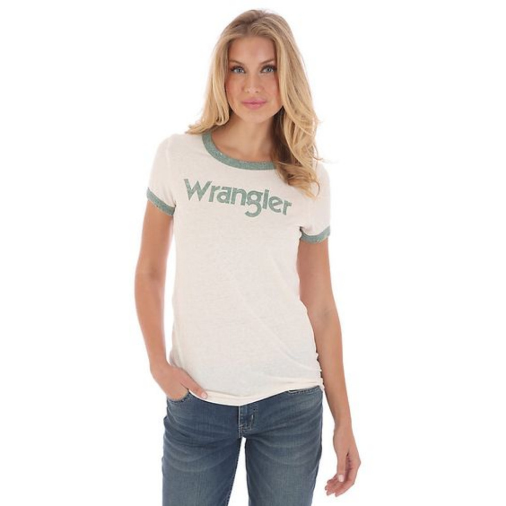 Vintage Wrangler Tee XXL Green